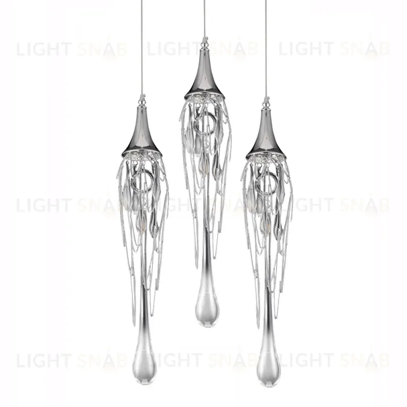 Подвесной светильник Delight Collection Goddess Tears P68009L-3/R chrome P68009L-3/R chrome