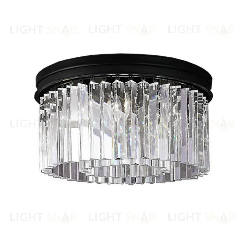 Потолочная люстра Delight Collection 1920s Odeon KR0387C-6B/P black/clear KR0387C-6B/P black/clear