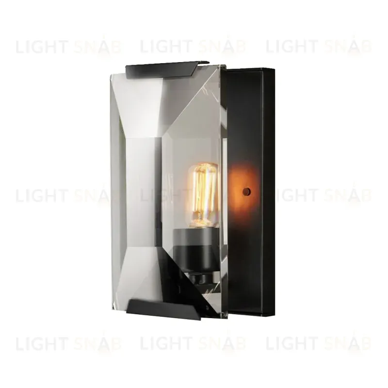 Настенный светильник Delight Collection Harlow Crystal KR0354W-1A black/clear KR0354W-1A black/clear