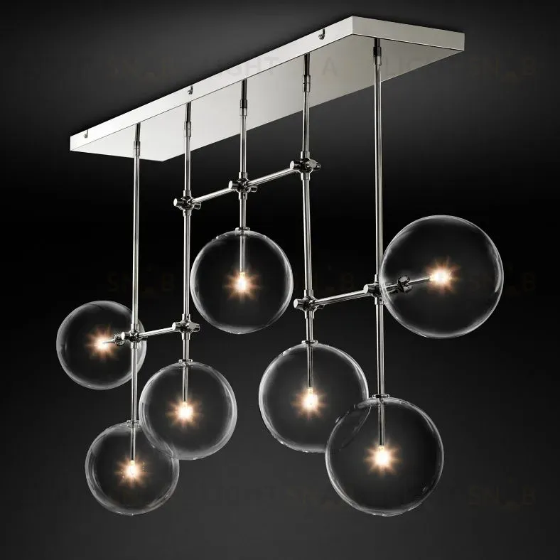 Потолочный светильник Delight Collection Globe Mobile KG0835P-7A chrome KG0835P-7A chrome