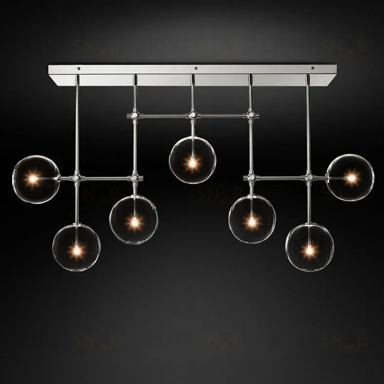 Потолочный светильник Delight Collection Globe Mobile KG0835P-7A chrome KG0835P-7A chrome