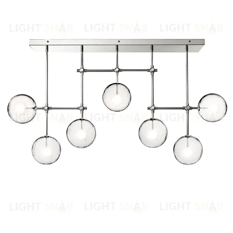 Потолочный светильник Delight Collection Globe Mobile KG0835P-7A chrome KG0835P-7A chrome