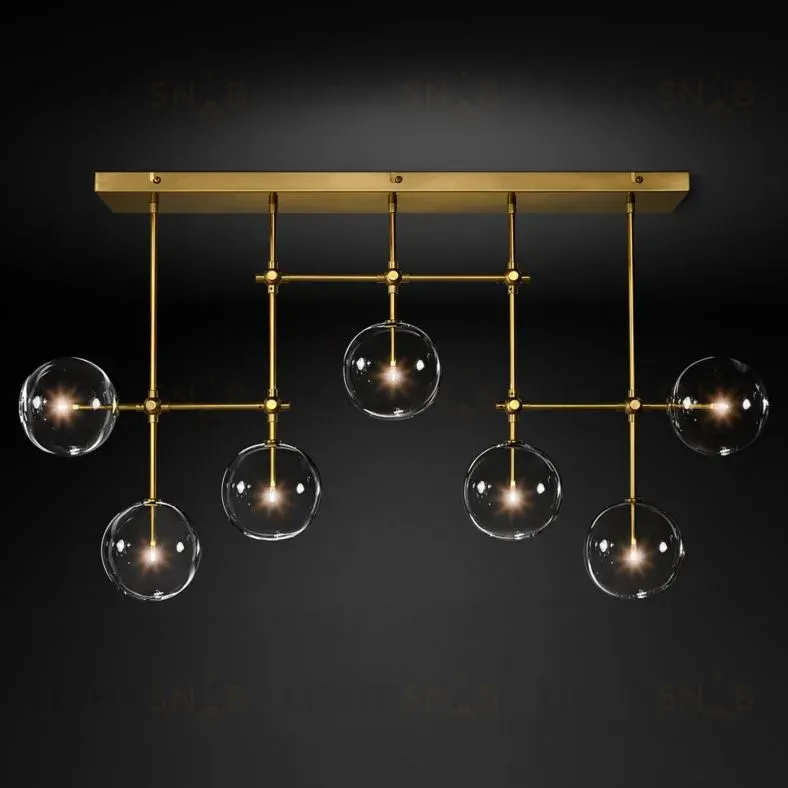 Потолочный светильник Delight Collection Globe Mobile KG0835P-7A brass KG0835P-7A brass