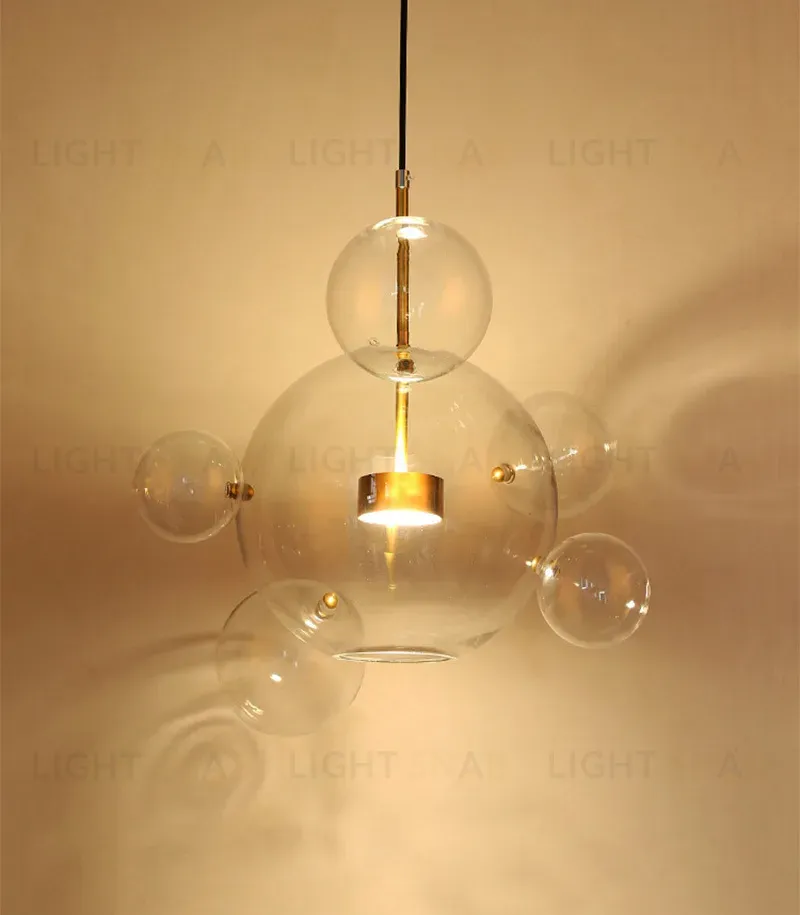 Подвесной светильник Delight Collection Bubbles KG0943P-1 gold KG0943P-1 gold