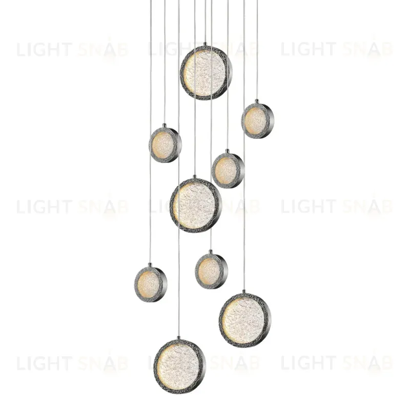 Подвесной светильник Delight Collection Bottega P98014M-9 polished nickel P98014M-9 polished nickel