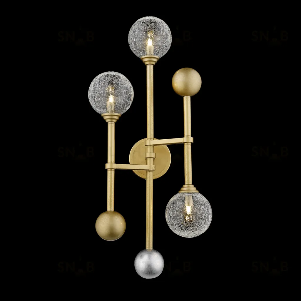 Настенный светильник Delight Collection Fluxus W68084-3 gold W68084-3 gold