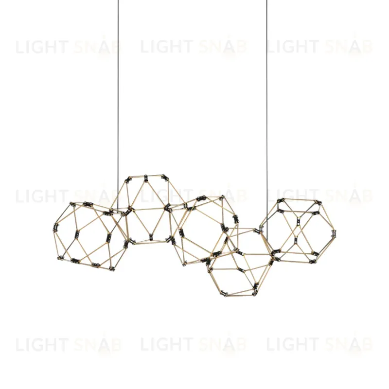 Подвесной светильник Delight Collection Lucciola MD18001068-5A matt gold MD18001068-5A matt gold