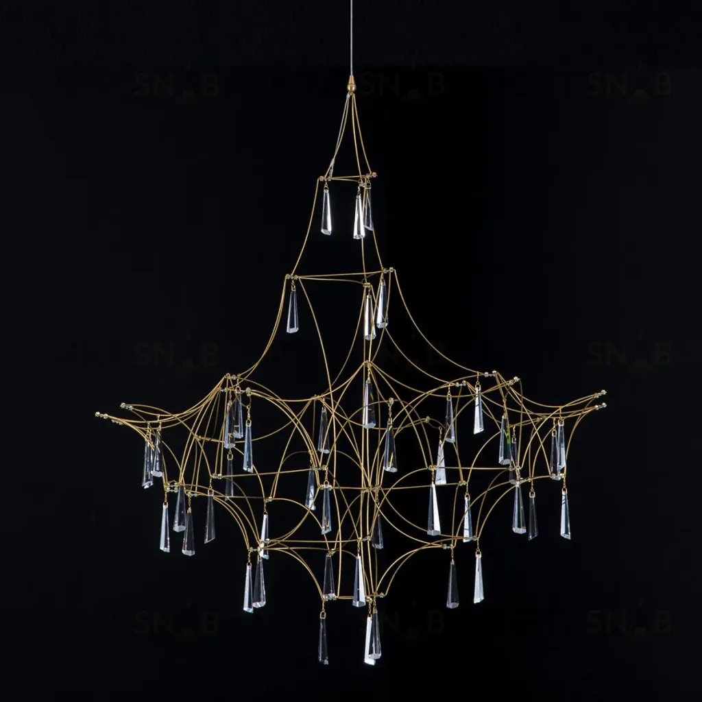 Подвесной светильник Delight Collection Lucciola MD18001068-1E matt gold MD18001068-1E matt gold