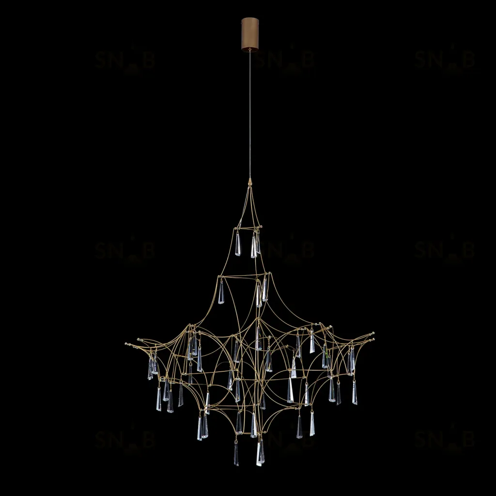 Подвесной светильник Delight Collection Lucciola MD18001068-1E matt gold MD18001068-1E matt gold