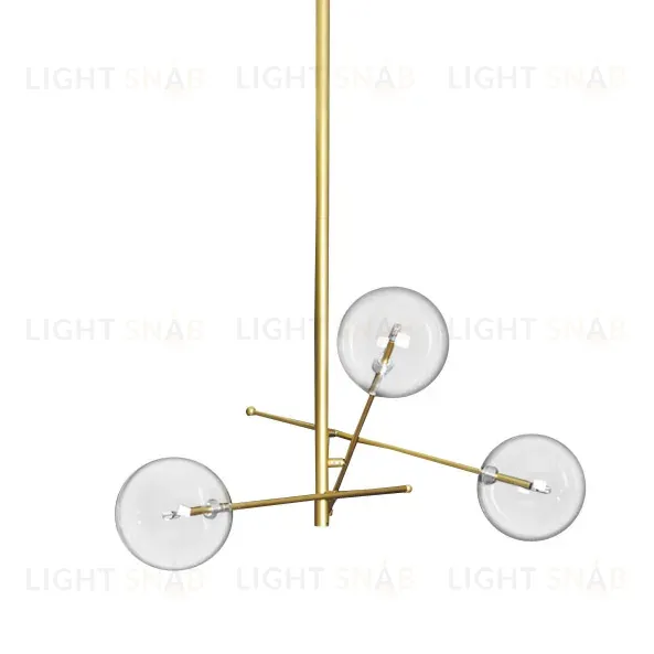 Люстра на штанге Delight Collection Globe Mobile 9307P-3A gold 9307P-3A gold