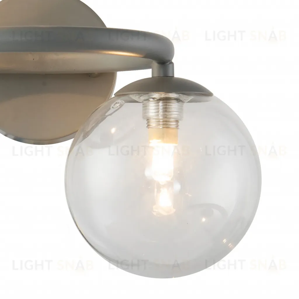 Настенный светильник Delight Collection Wendt KG1202W-2 grey/clear KG1202W-2 grey/clear