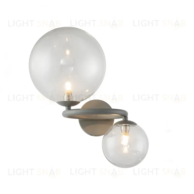 Настенный светильник Delight Collection Wendt KG1202W-2 grey/clear KG1202W-2 grey/clear
