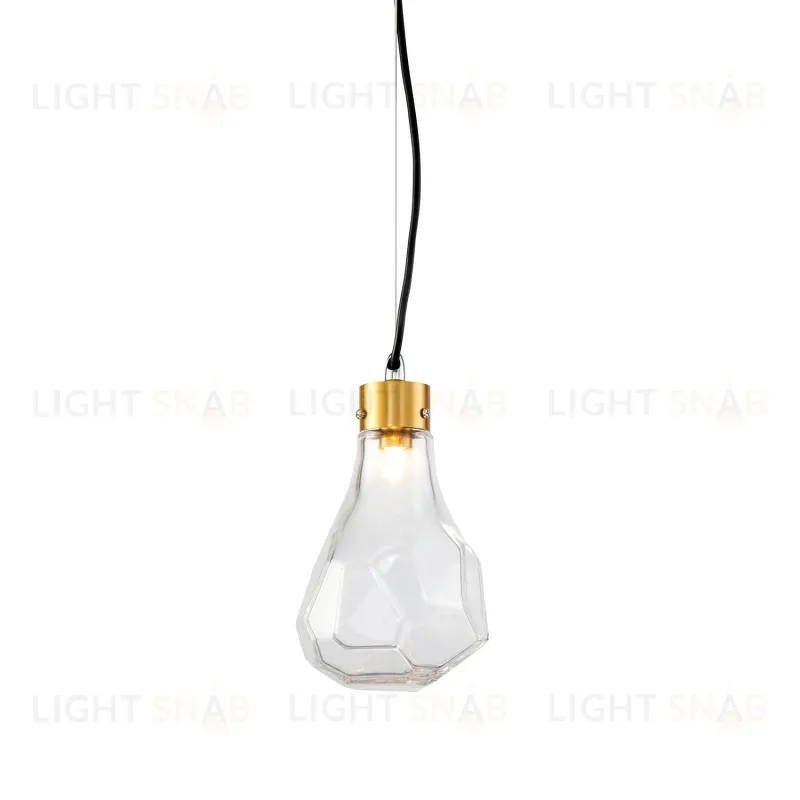 Подвесной светильник Delight Collection KR1197 KR1197P-1 brass/clear KR1197P-1 brass/clear