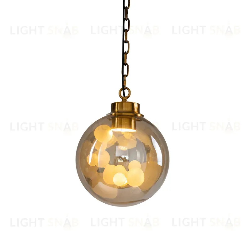 Подвесной светильник Delight Collection Soap KG1148P brass/amber KG1148P brass/amber