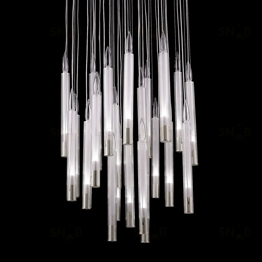 Подвесной светильник Delight Collection Candle P68094-25 chrome P68094-25 chrome