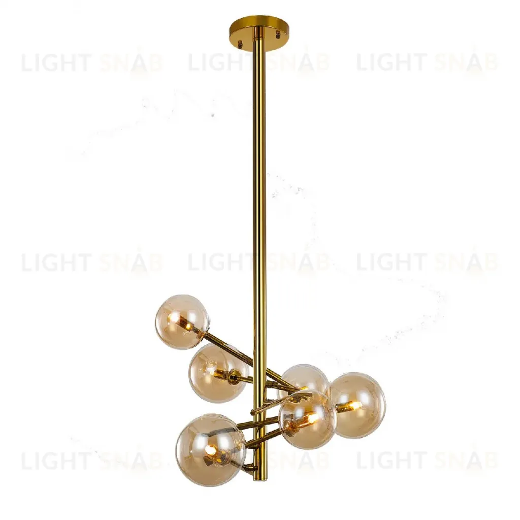 Люстра на штанге Delight Collection Globe Mobile MX19009070-6B gold MX19009070-6B gold