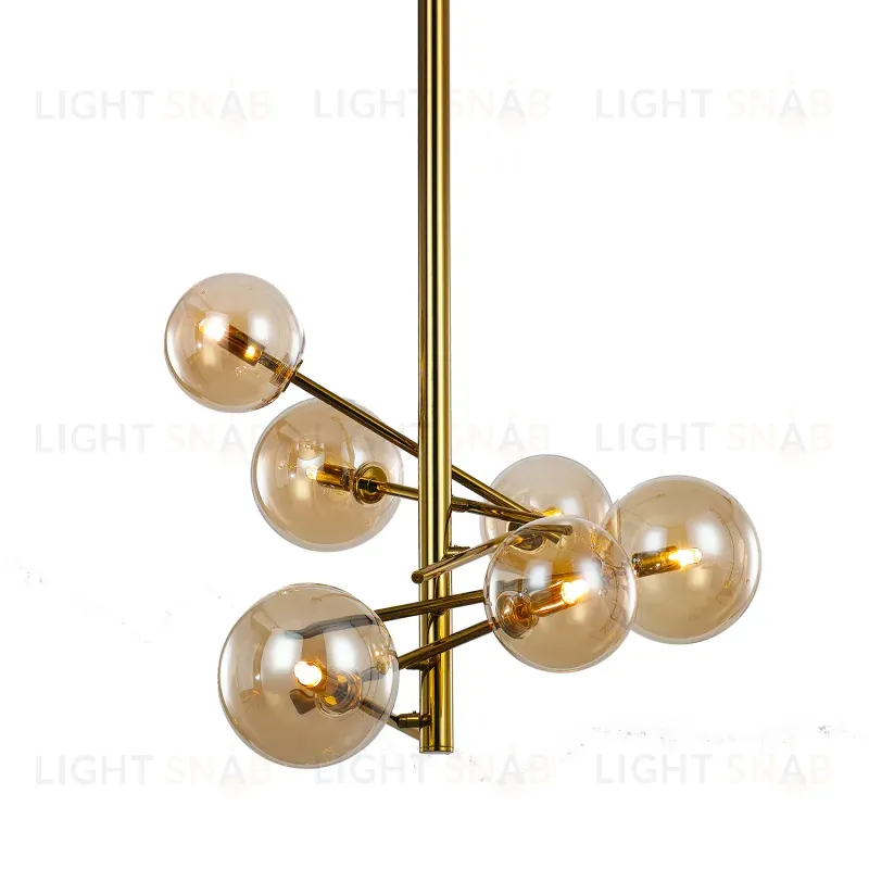 Люстра на штанге Delight Collection Globe Mobile MX19009070-6B gold MX19009070-6B gold