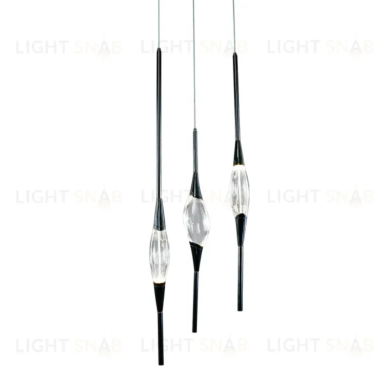 Подвесной светильник Delight Collection Pezzo OM82112-3 pearl black OM82112-3 pearl black