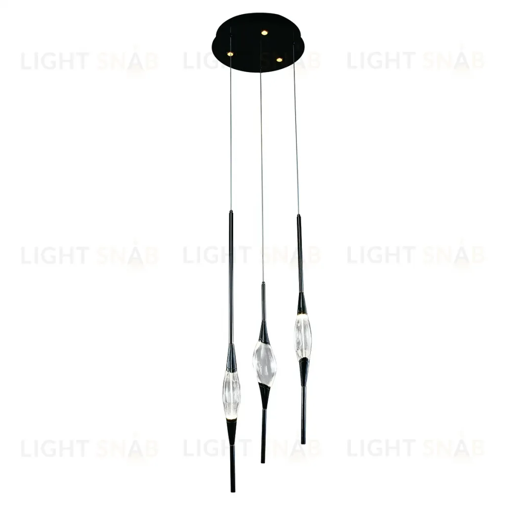 Подвесной светильник Delight Collection Pezzo OM82112-3 pearl black OM82112-3 pearl black