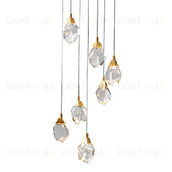 Подвесной светильник Delight Collection Crystal rock MD-020B-7 gold MD-020B-7 gold