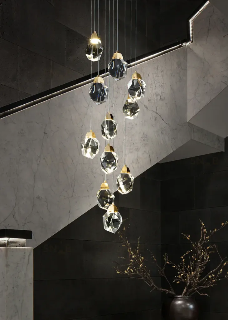 Подвесной светильник Delight Collection Crystal rock MD-020B-11 gold MD-020B-11 gold