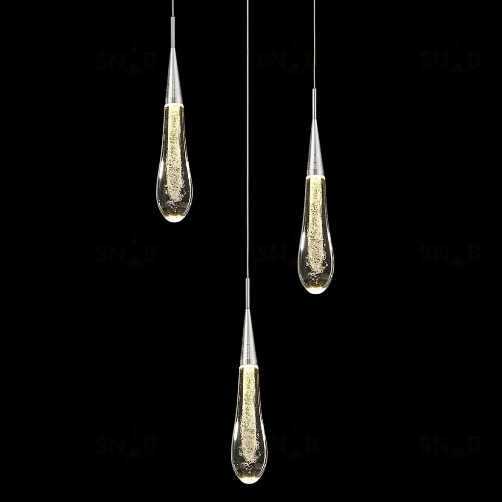 Подвесной светильник Delight Collection Pour MD-023B-3 chrome MD-023B-3 chrome