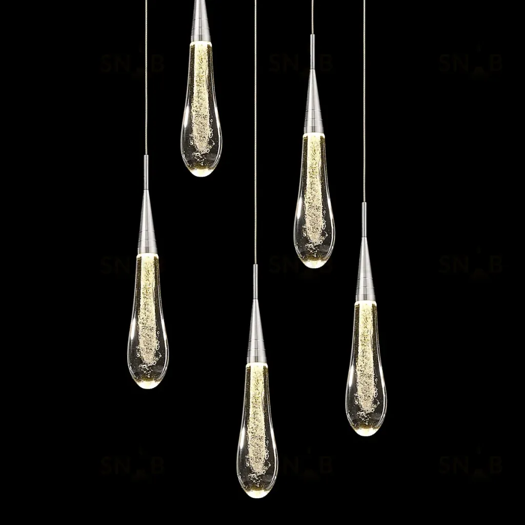 Подвесной светильник Delight Collection Pour MD-023B-5 chrome MD-023B-5 chrome