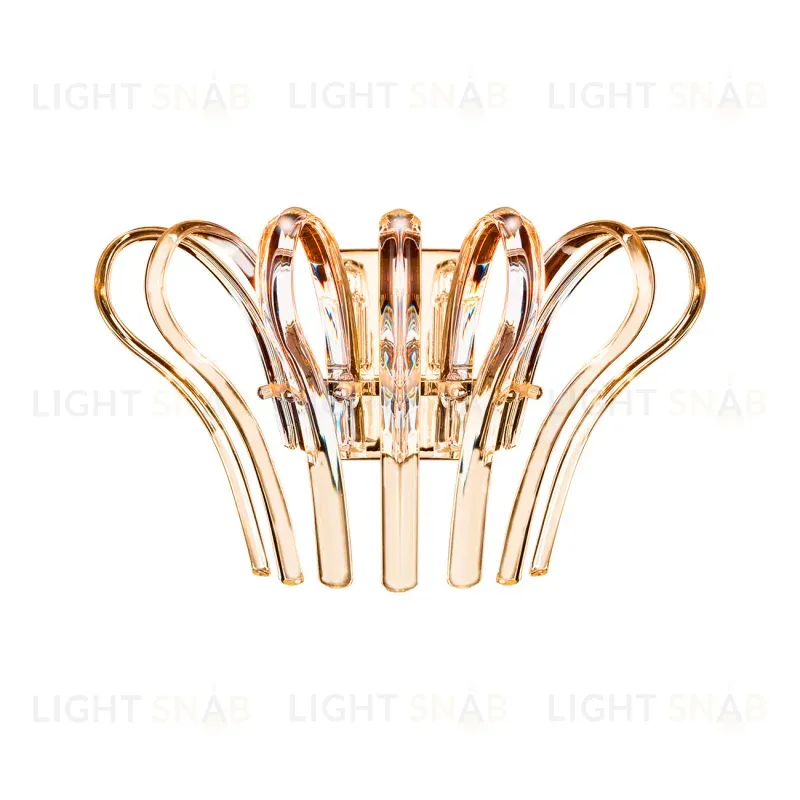 Настенный светильник Delight Collection Calligo 4424-270 ti-gold/amber 4424-270 ti-gold/amber