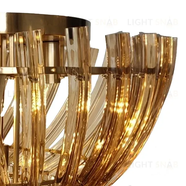 Настенный светильник Delight Collection Calligo 4424-270 ti-gold/amber 4424-270 ti-gold/amber