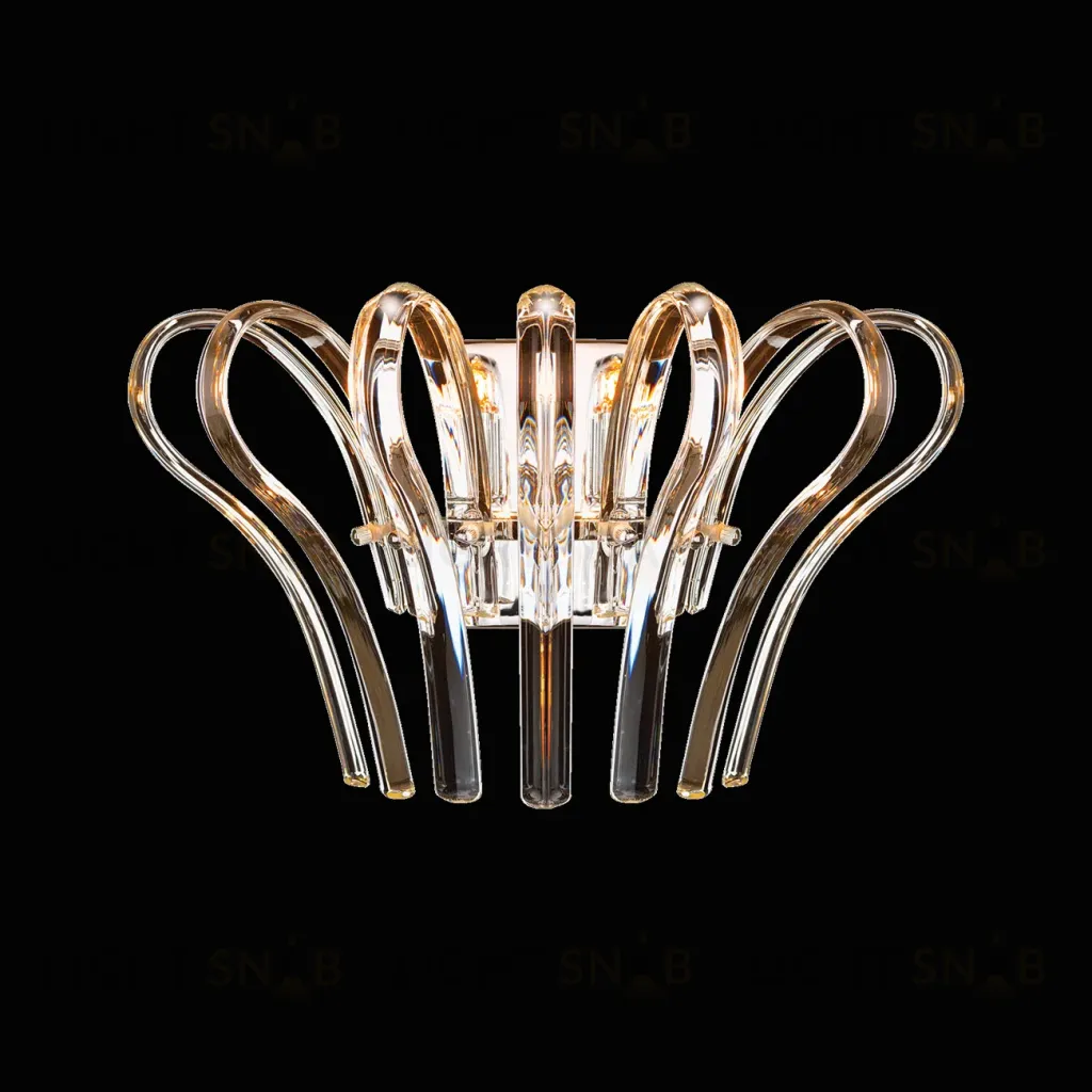 Настенный светильник Delight Collection Calligo 4424-270 ti-gold/amber 4424-270 ti-gold/amber
