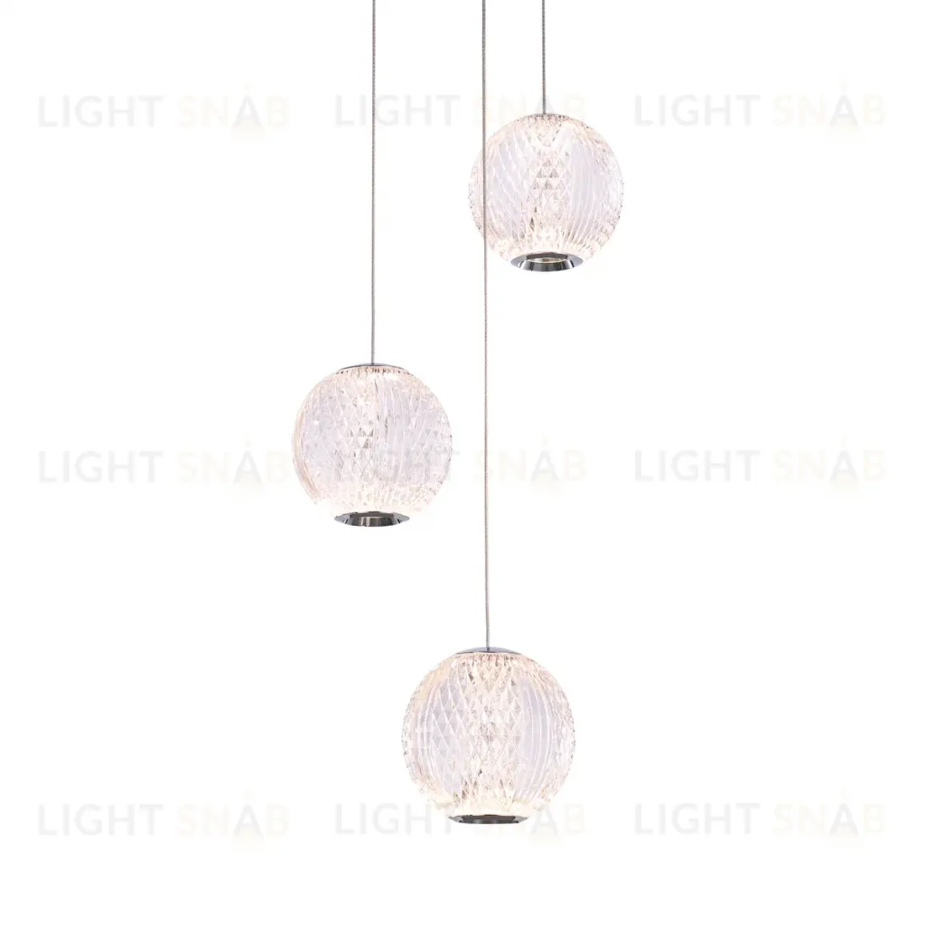 Подвесной светильник Delight Collection MD20001012 MD20001012-3A chrome MD20001012-3A chrome