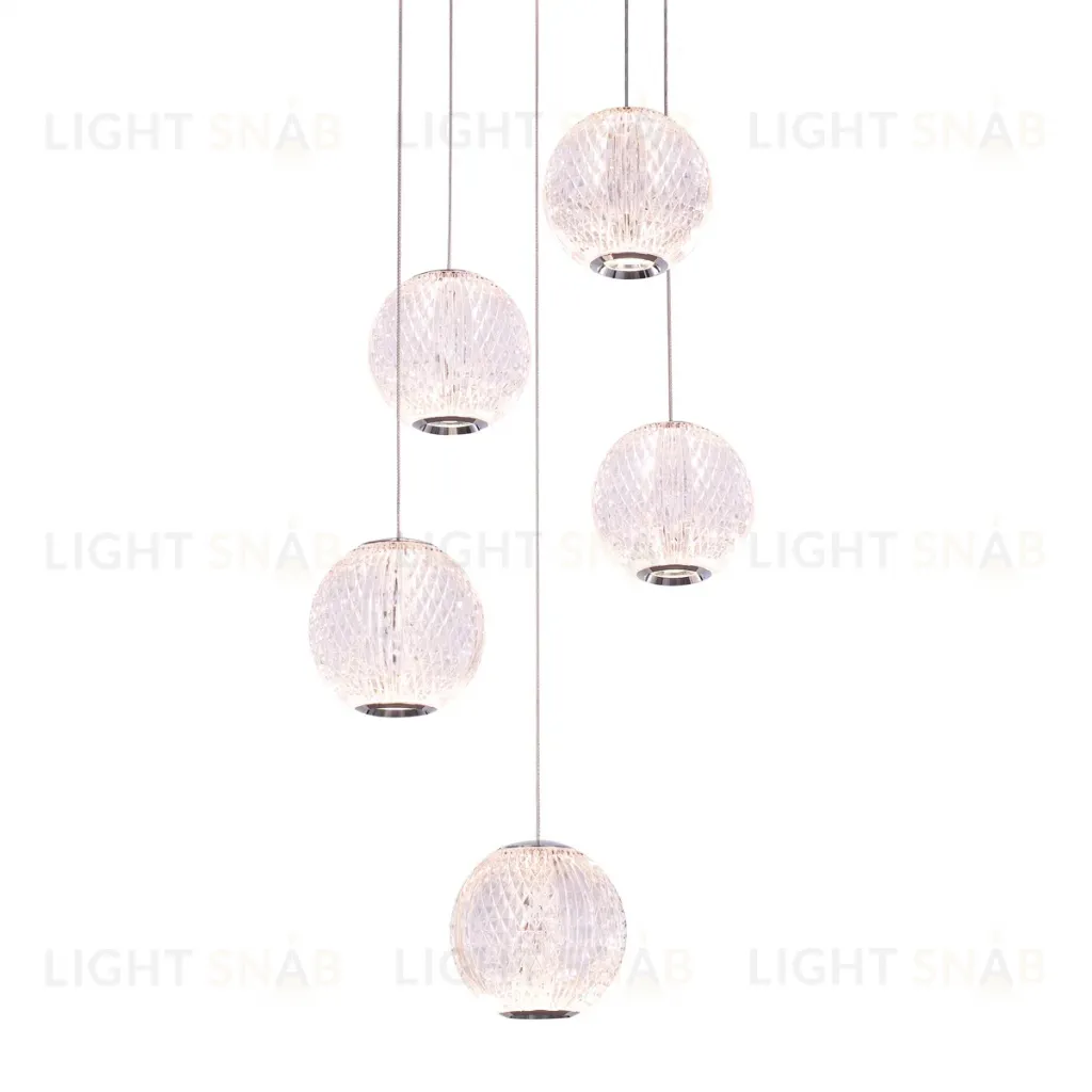 Подвесной светильник Delight Collection MD20001012 MD20001012-5A chrome MD20001012-5A chrome