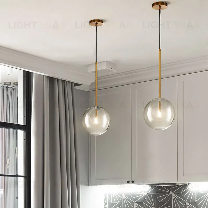 Подвесной светильник Delight Collection Ball Sola 9217P/D200 gold 9217P/D200 gold