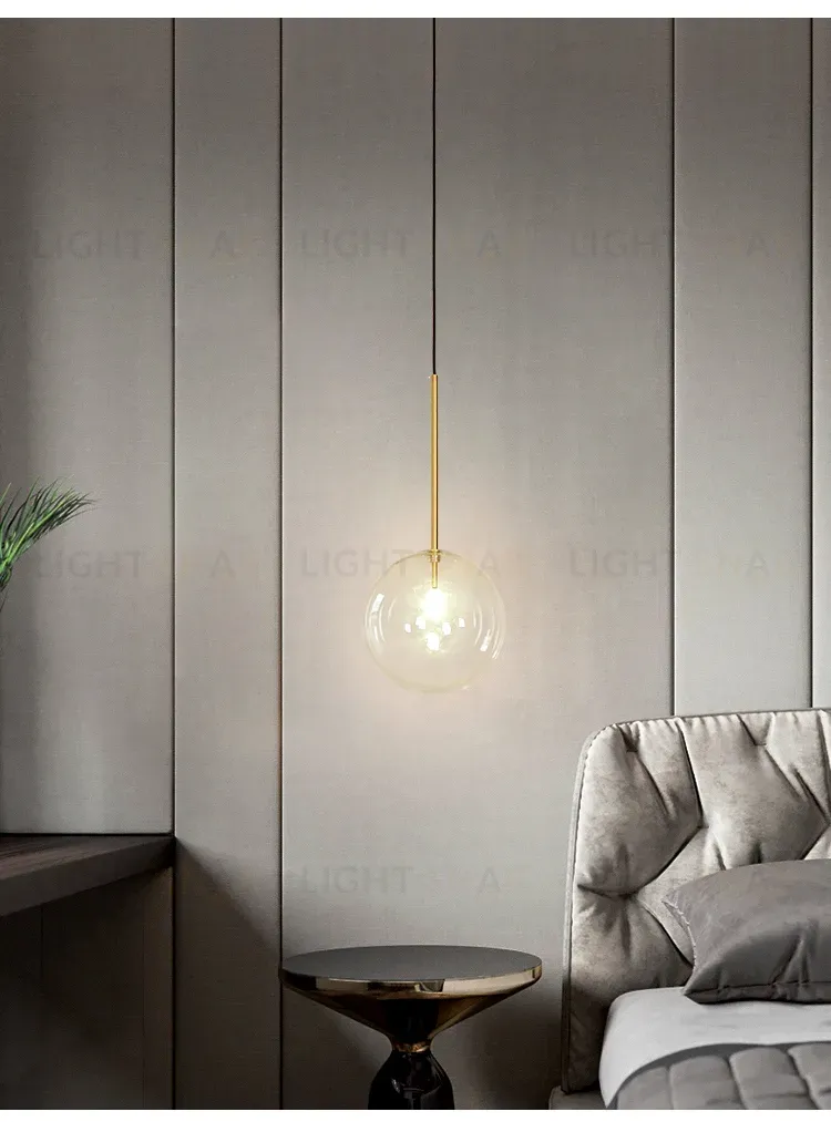 Подвесной светильник Delight Collection Ball Sola 9217P/D200 gold 9217P/D200 gold