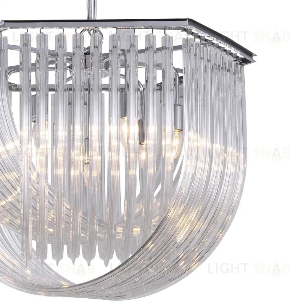 Подвесной светильник Delight Collection Murano Glass KR0116P-7L/A chrome KR0116P-7L/A chrome