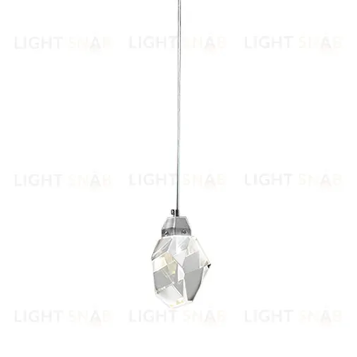 Подвесной светильник Delight Collection Crystal rock MD-020B-1 chrome MD-020B-1 chrome