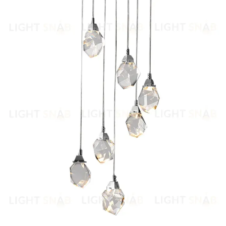 Подвесной светильник Delight Collection Crystal rock MD-020B-7 chrome MD-020B-7 chrome