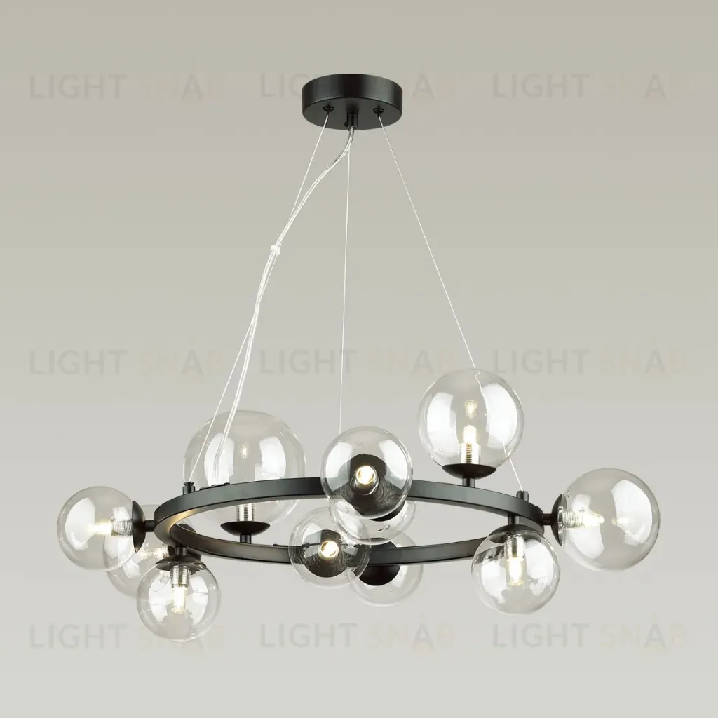 Подвесной светильник Delight Collection Art Deco Bubble OMG1075R black/clear OMG1075R black/clear