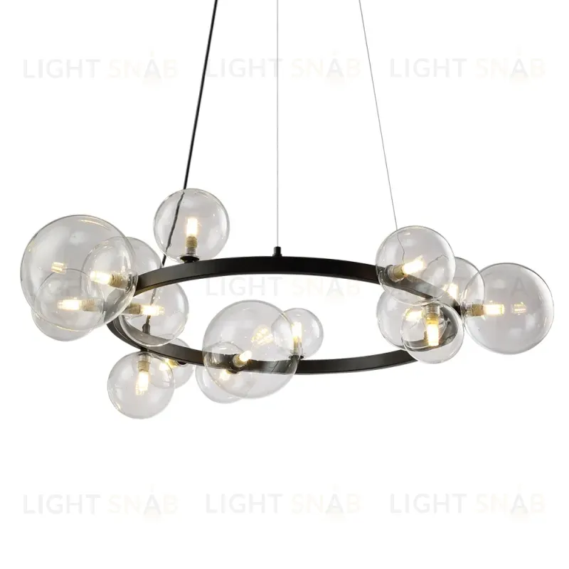 Подвесной светильник Delight Collection Art Deco Bubble OMG1075R black/clear OMG1075R black/clear