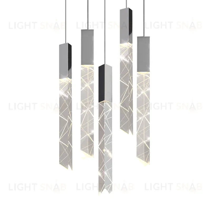 Подвесной светильник Delight Collection Trinity OM8201013-5 chrome OM8201013-5 chrome