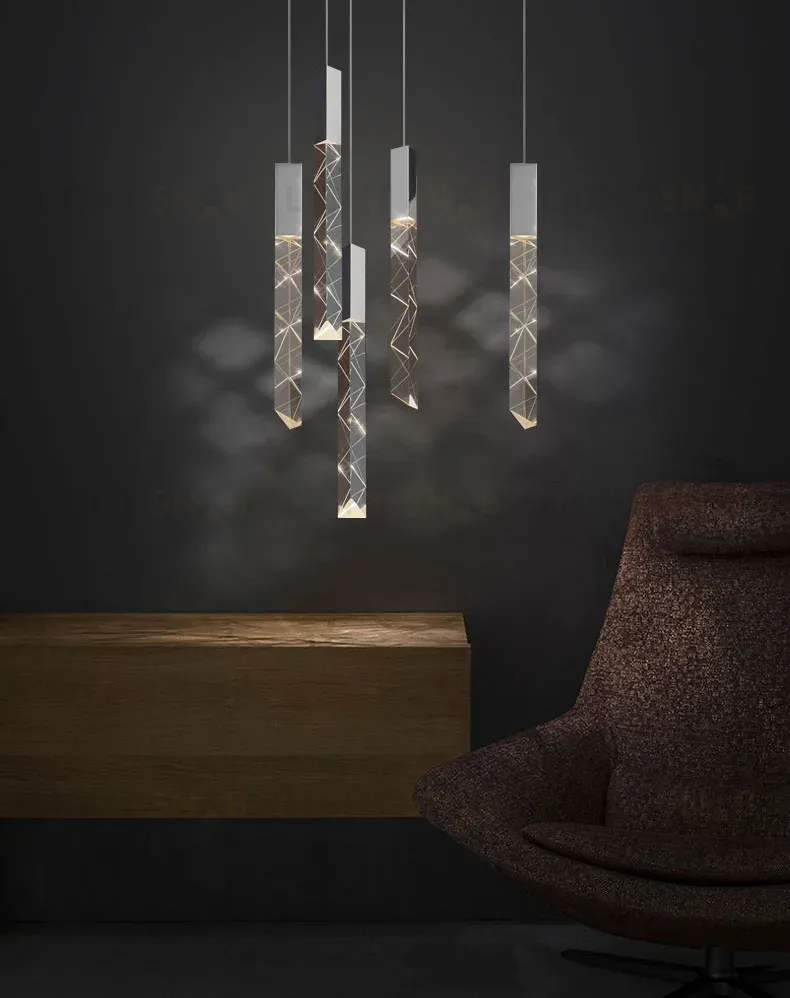 Подвесной светильник Delight Collection Trinity OM8201013-5 chrome OM8201013-5 chrome