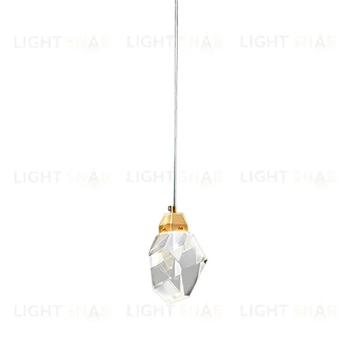 Подвесной светильник Delight Collection Crystal rock II 9701P/1 brass 9701P/1 brass