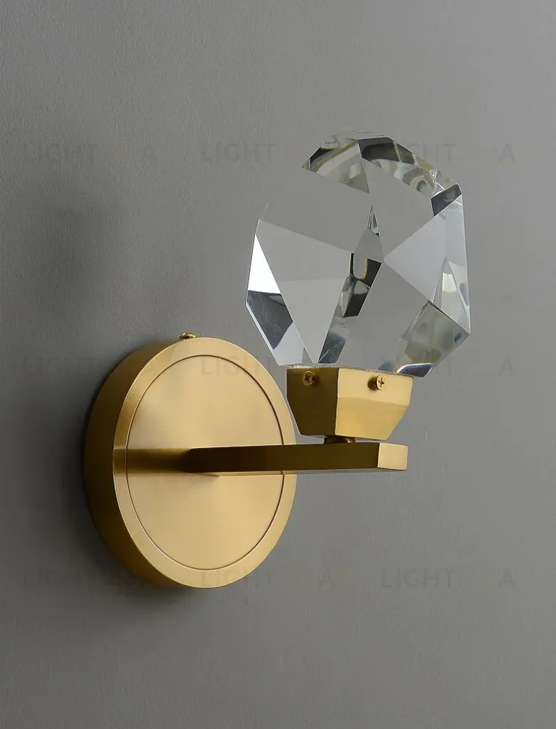 Бра Delight Collection Crystal rock II 9701W/1 brass 9701W/1 brass