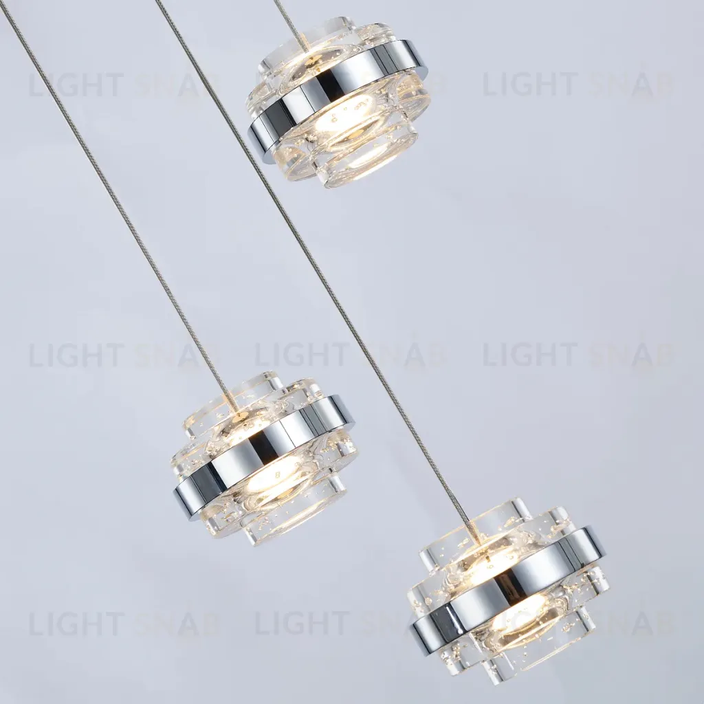 Подвесной светильник Delight Collection MD22030002 MD22030002-3A chrome/clear MD22030002-3A chrome/clear