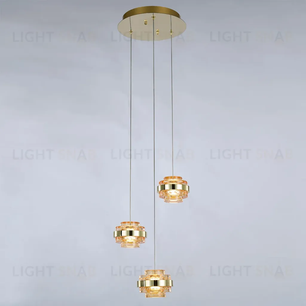 Подвесной светильник Delight Collection MD22030002 MD22030002-3A gold/champagne MD22030002-3A gold/champagne