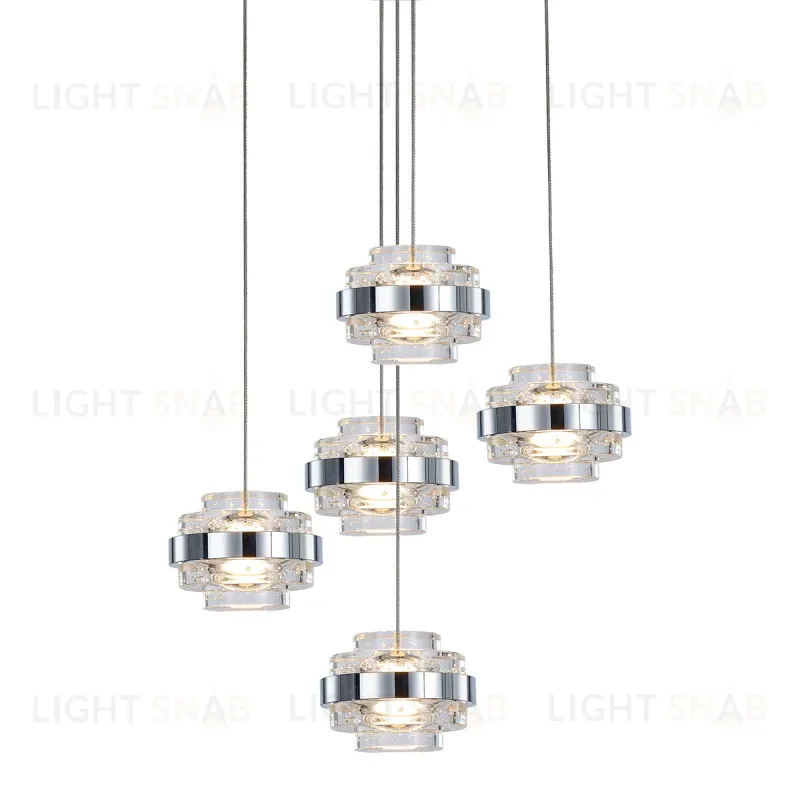 Подвесной светильник Delight Collection MD22030002 MD22030002-5A chrome/clear MD22030002-5A chrome/clear