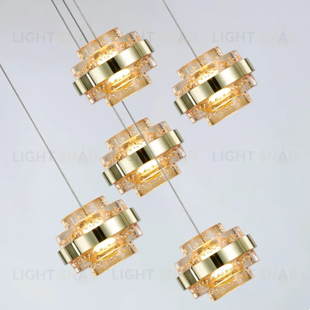 Подвесной светильник Delight Collection MD22030002 MD22030002-5A gold/champagne MD22030002-5A gold/champagne