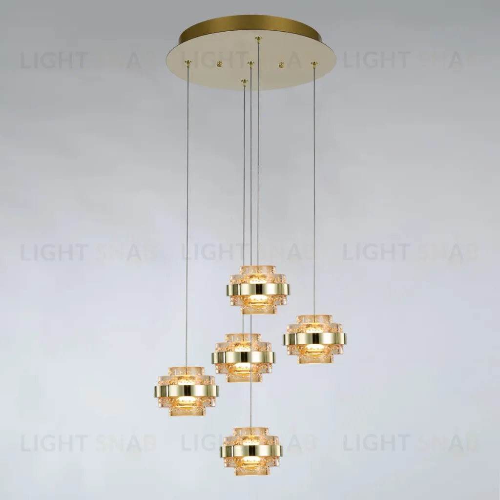 Подвесной светильник Delight Collection MD22030002 MD22030002-5A gold/champagne MD22030002-5A gold/champagne