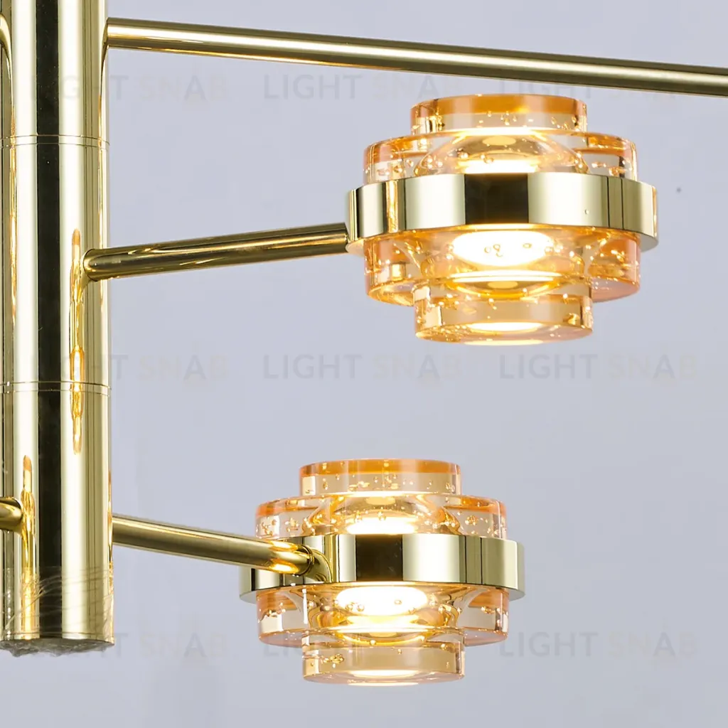 Люстра на штанге Delight Collection MD22030002 MX22030002-6A gold/champagne MX22030002-6A gold/champagne
