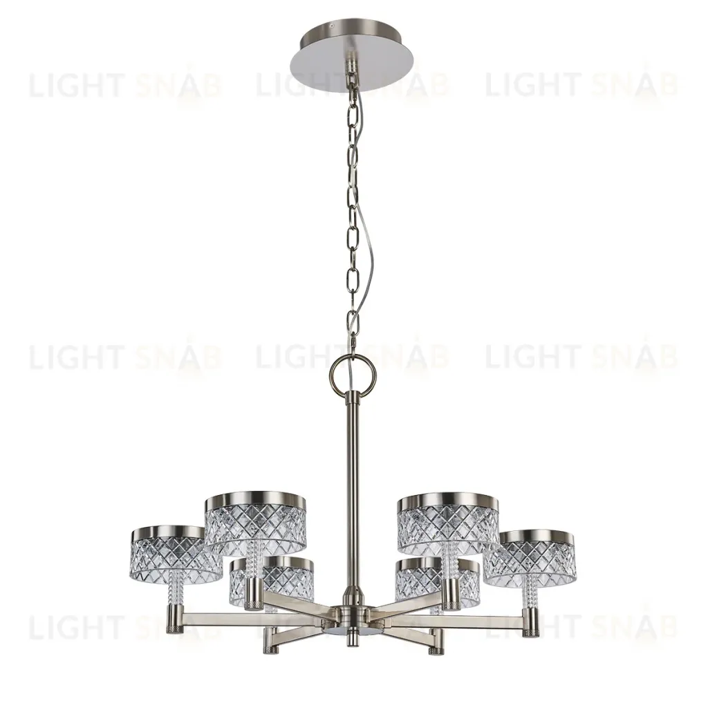 Подвесная люстра Delight Collection MD21020075 MD21020075-6A satin nickel MD21020075-6A satin nickel